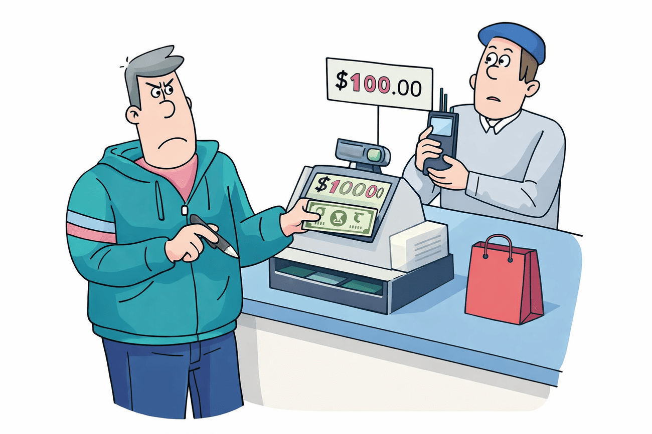 Иллюстрация глагола buy